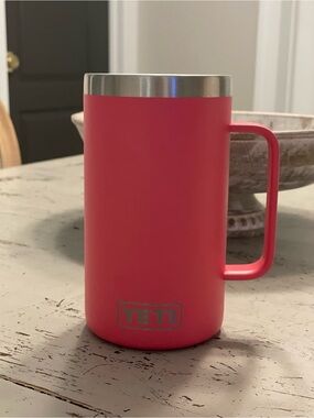 Yeti Rambler 24oz Bimini Pink Mug with Handle